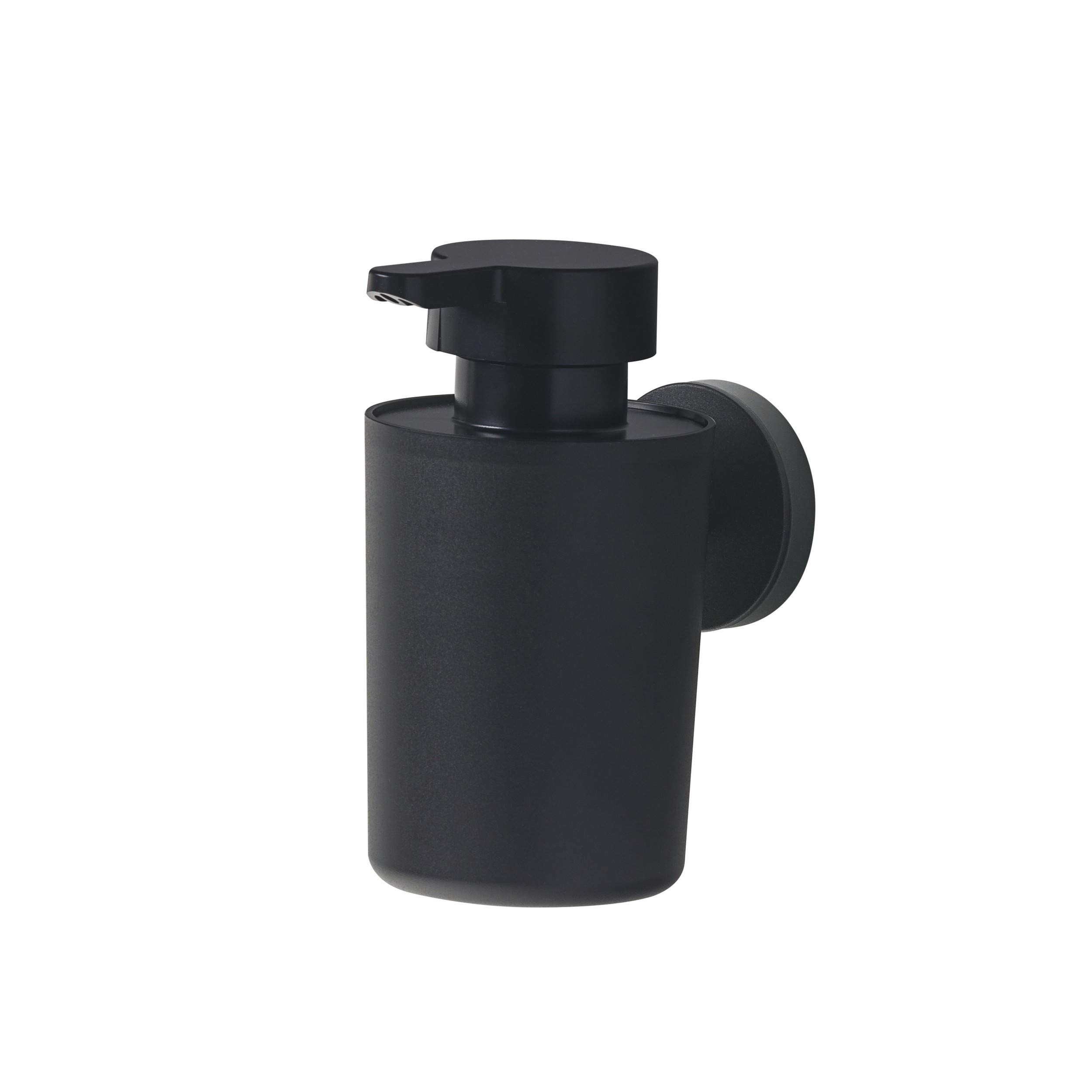 TIGER Urban Dispenser per Sapone Liquido, Acciaio Inox, ABS, Nero, 6.8X 12.3 x10.5 cm