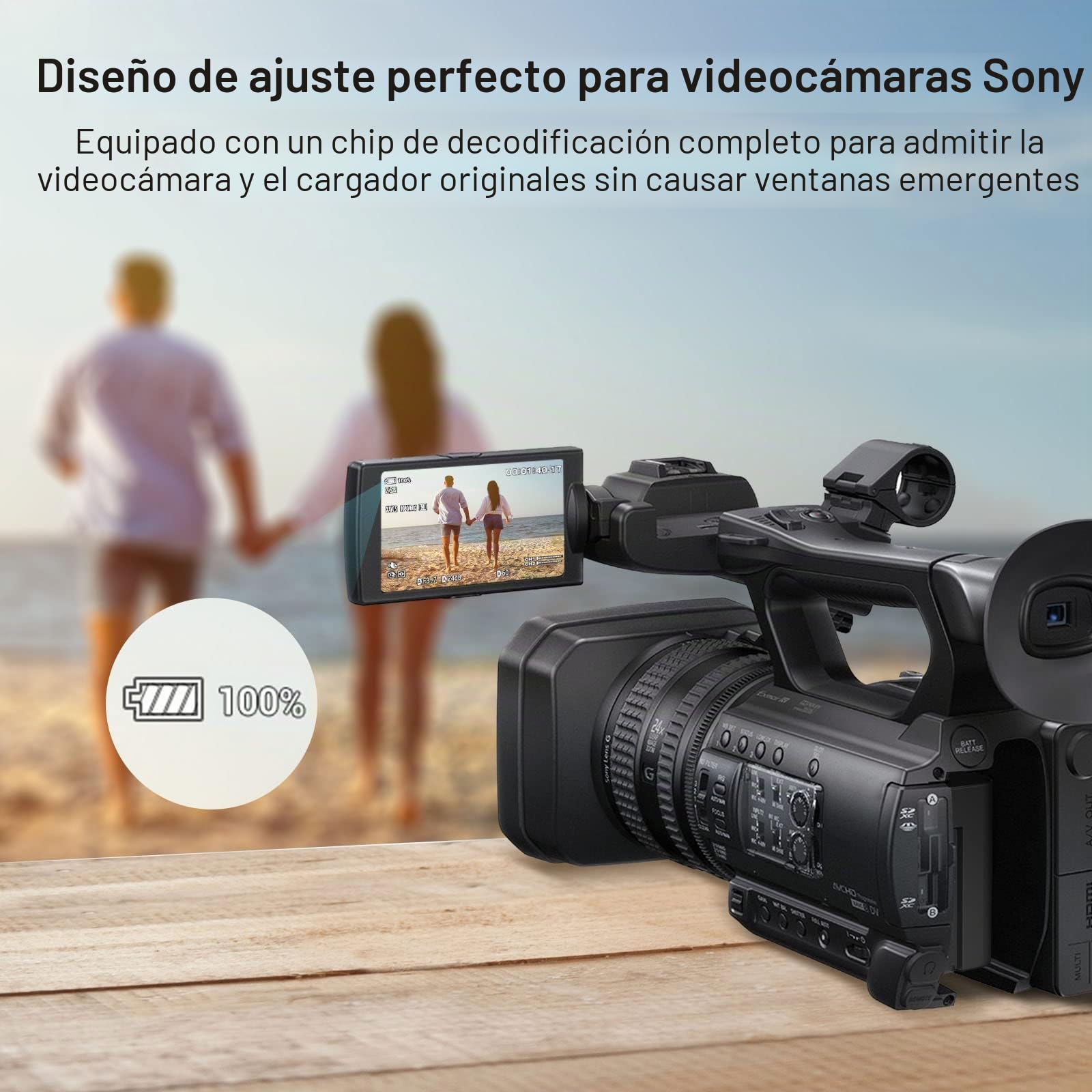 SMALLRIG Batería 7800 mAh Compatible con NP-F970 y Cargador, para Batería Sony NP-F970 (2Pack, Puerto USB Doble), para Sony NP-F970 NP-F960 NP-F950 NP-F930 NP-F770 NP-F750 NP-F550 NP-F570-3823