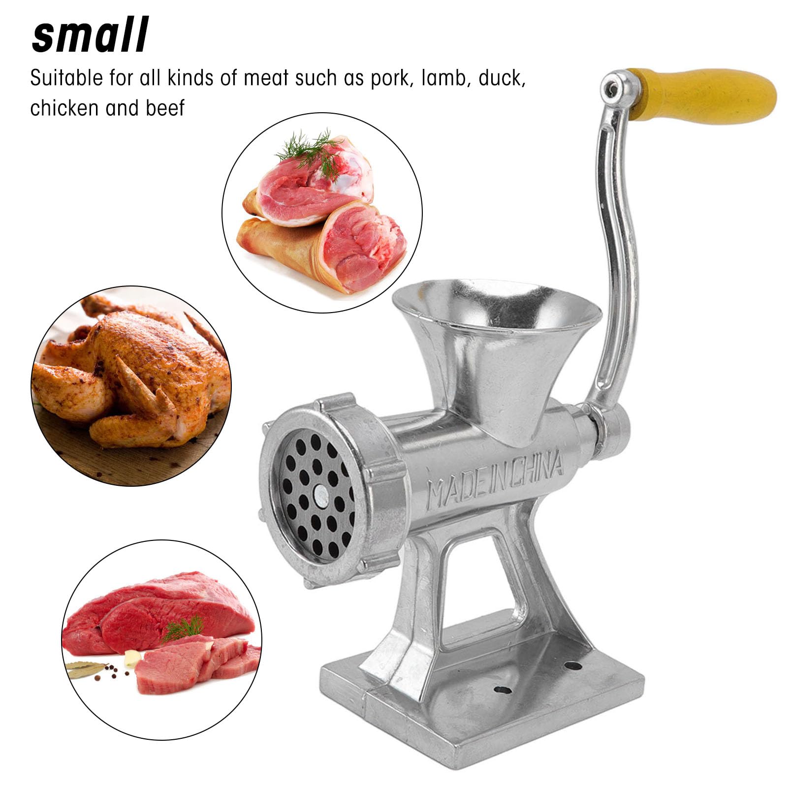 Ręczne Kiełbaski Kiełbasne, ręczne młynek do mięsa roboty kuchennej Mincer na domowe kiełbaski i mielone mięso