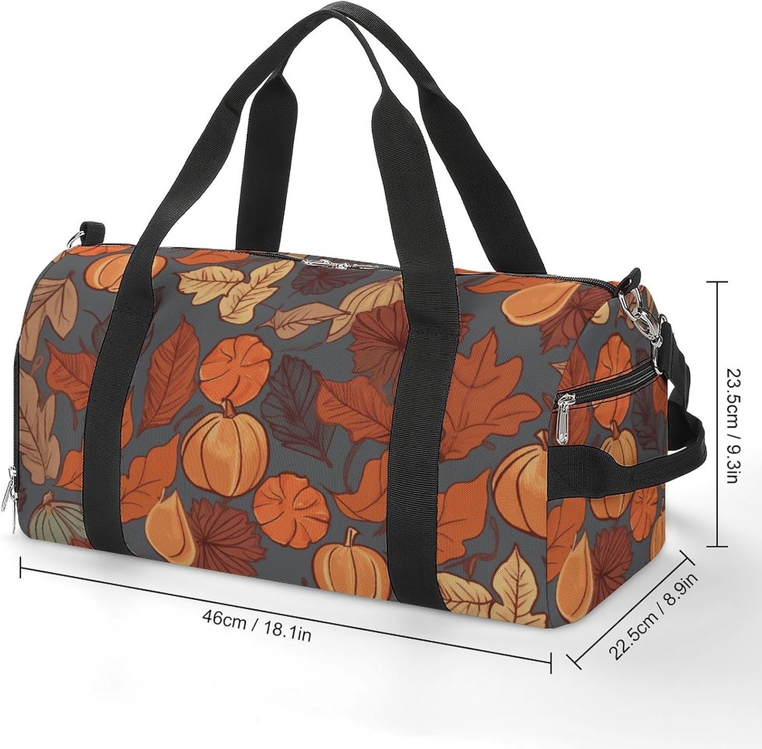 Gym Bag for Men Travel Duffle Bag Fall Tote Bag Weekender Duffel Bag Weekender Bag for Sports