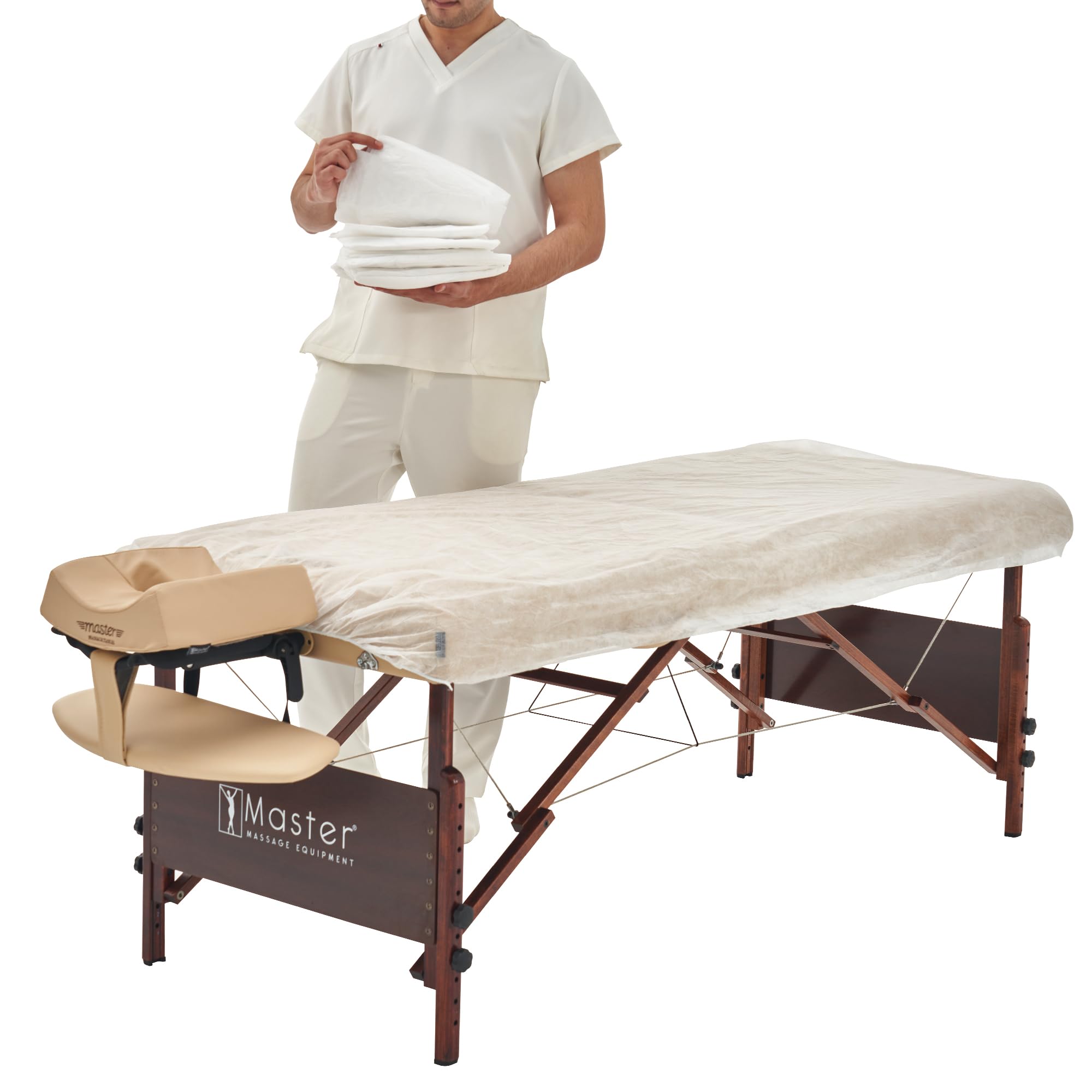 Master Masaje desechable Sábana bajera ajustable (10 unidades)