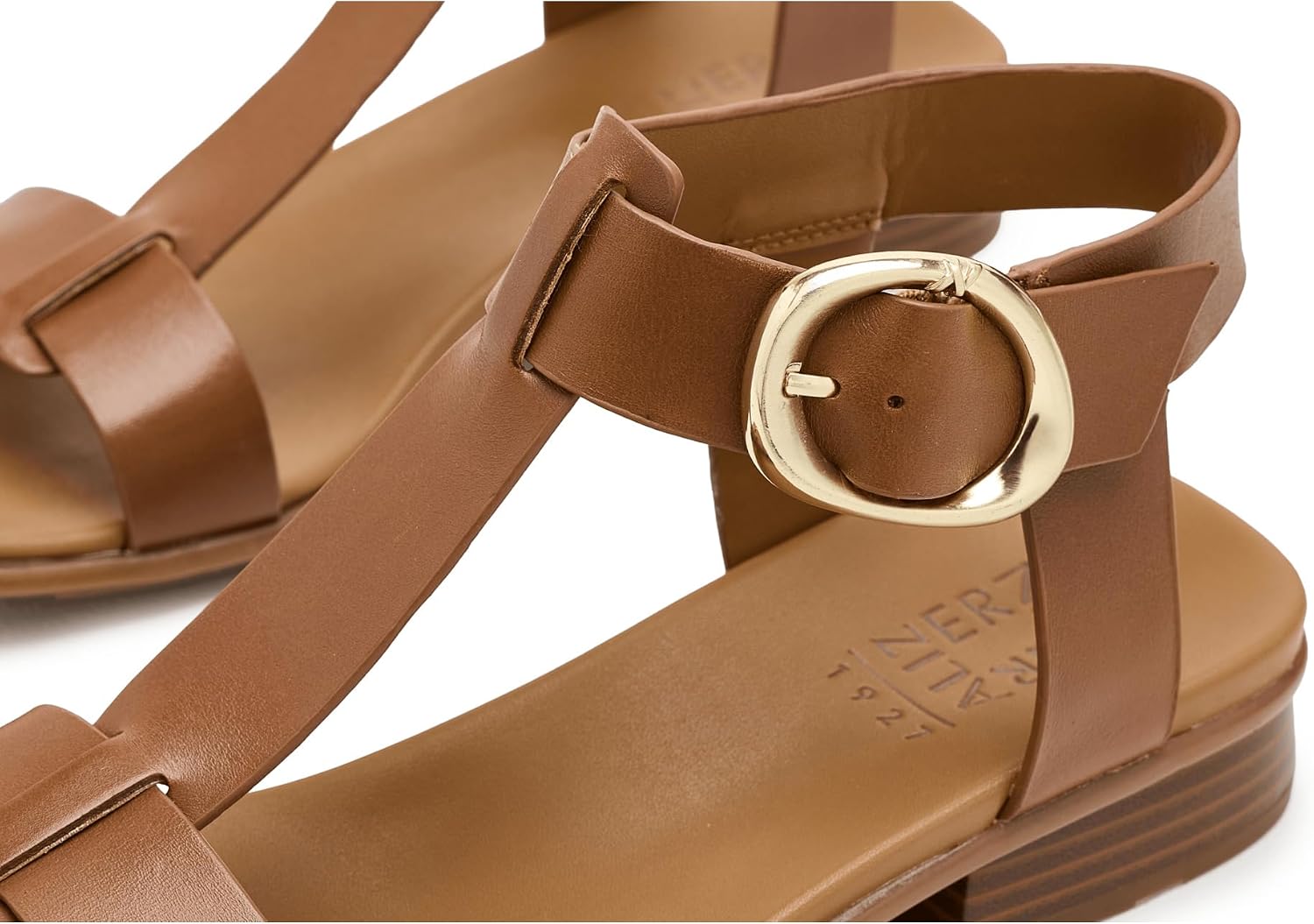 Naturalizer Women's Brandy T-Strap Buckled Sandal | Casual Sandals image 2
