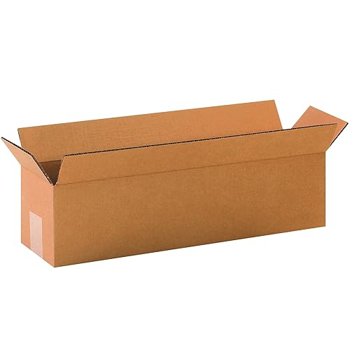 AVIDITI Cajas de cartón corrugado largas de 20 x 5 x 5 pulgadas, largas, 20 pulgadas de largo x 5 pulgadas de ancho x 5 pulgadas de alto, paquete de
