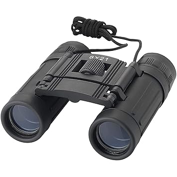 ONTRIP Compact Binocular Telescope 8x21 Fold able high-Definition Low-Light Pocket Telescope for Outdoor (Black)-1 pcs