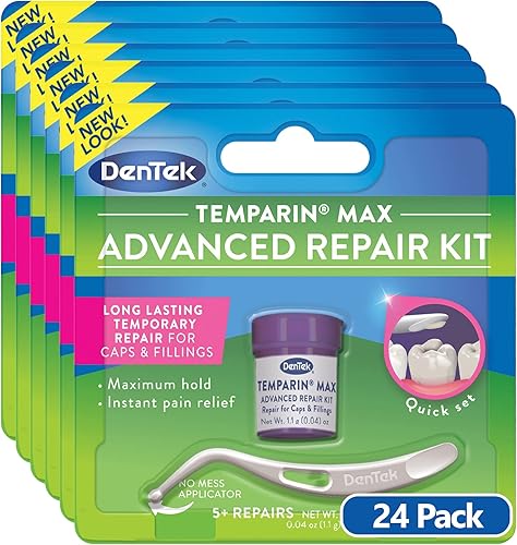 Miniatura 7 de Kit de reparación dental avanzada DenTek Temparin Max, más de 13 reparaciones