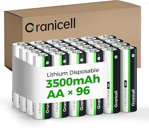 Miniatura 13 de Paquete de 24 baterías AA de litio | 1.5V para cámaras Blink, cerraduras inteligentes, alarmas y dispositivos tecnológicos | Vida útil de 10 años, a