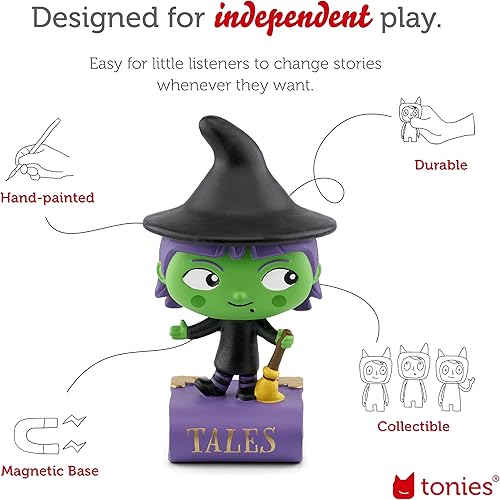 Miniatura 3 de Tonies Figura de juguete de audio de cuentos espeluznantes, narrada por Celebrity Voices