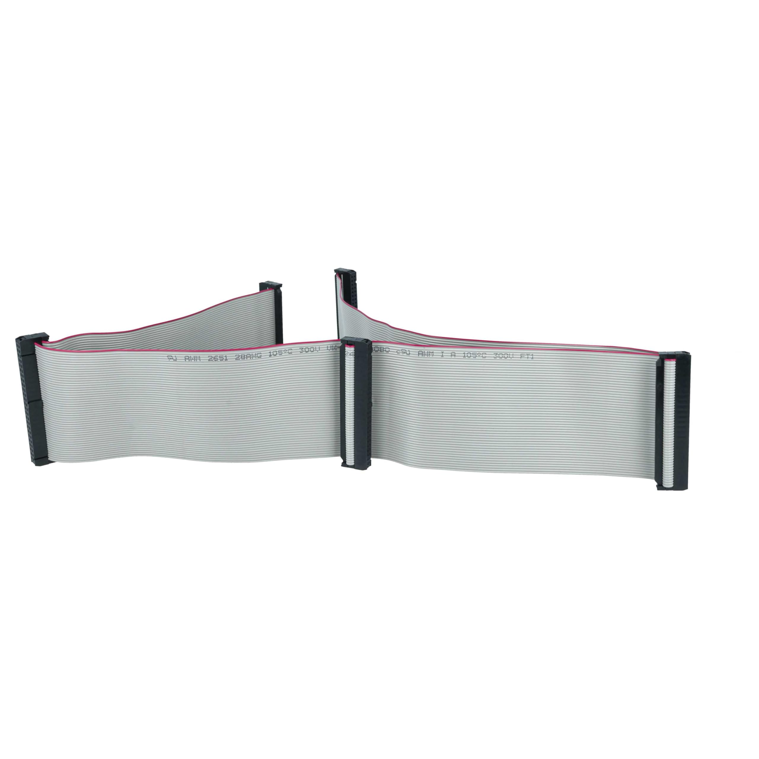 vhbw Cavo a Nastro SCSI per collegare 5 dispositivi SCSI - Cavo Interno, 50 Pin, 75 cm