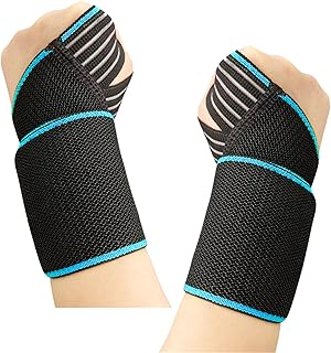 Meiliyizu Correas de muñeca para levantamiento de pesas, correas de soporte de muñeca para levantamiento de pesas, correas de mano para levantamiento de pesas, correas deportivas para gimnasio, color