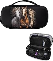 Vista 4 de Black Horse - Funda de viaje con aislamiento para medicamentos diabéticos, bolsa de transporte con bolsa adicional para bolígrafo de insulina