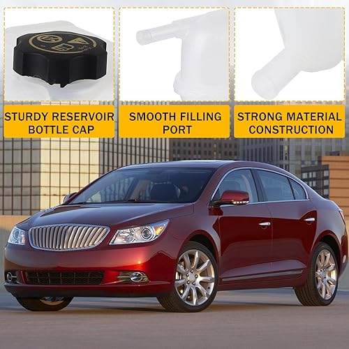 Miniatura 4 de ASAPE Depósito de refrigerante del motor Tanque de expansión del radiador compatible con Cadillac para XTS 4door 3.6L Vsport Premium Luxury 2017