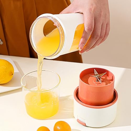 Miniatura 2 de Licuadora portátil USB de 16.2 fl oz con cabezal de 6 cuchillas, mini vaso recargable para batidos, bebidas proteicas, ideal para oficina, gimnasio,