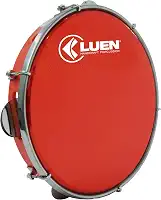 Pandeiro 10" Abs Vrm 6 Afin Plat Inx Ferragem Cromada Hol Vrm