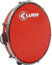 Pandeiro 10" Abs Vrm 6 Afin Plat Inx Ferragem Cromada Hol Vrm