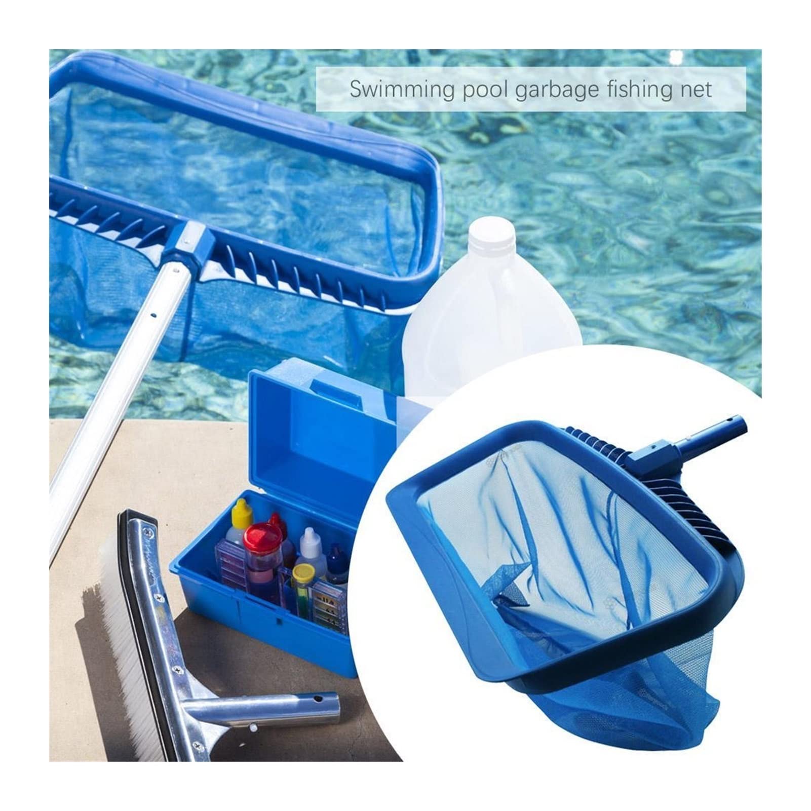Retino per la pulizia della piscina - Skimmer Leaf Catcher Bag Salvage Net Mesh Home Outdoor Pool Cleaner Tool