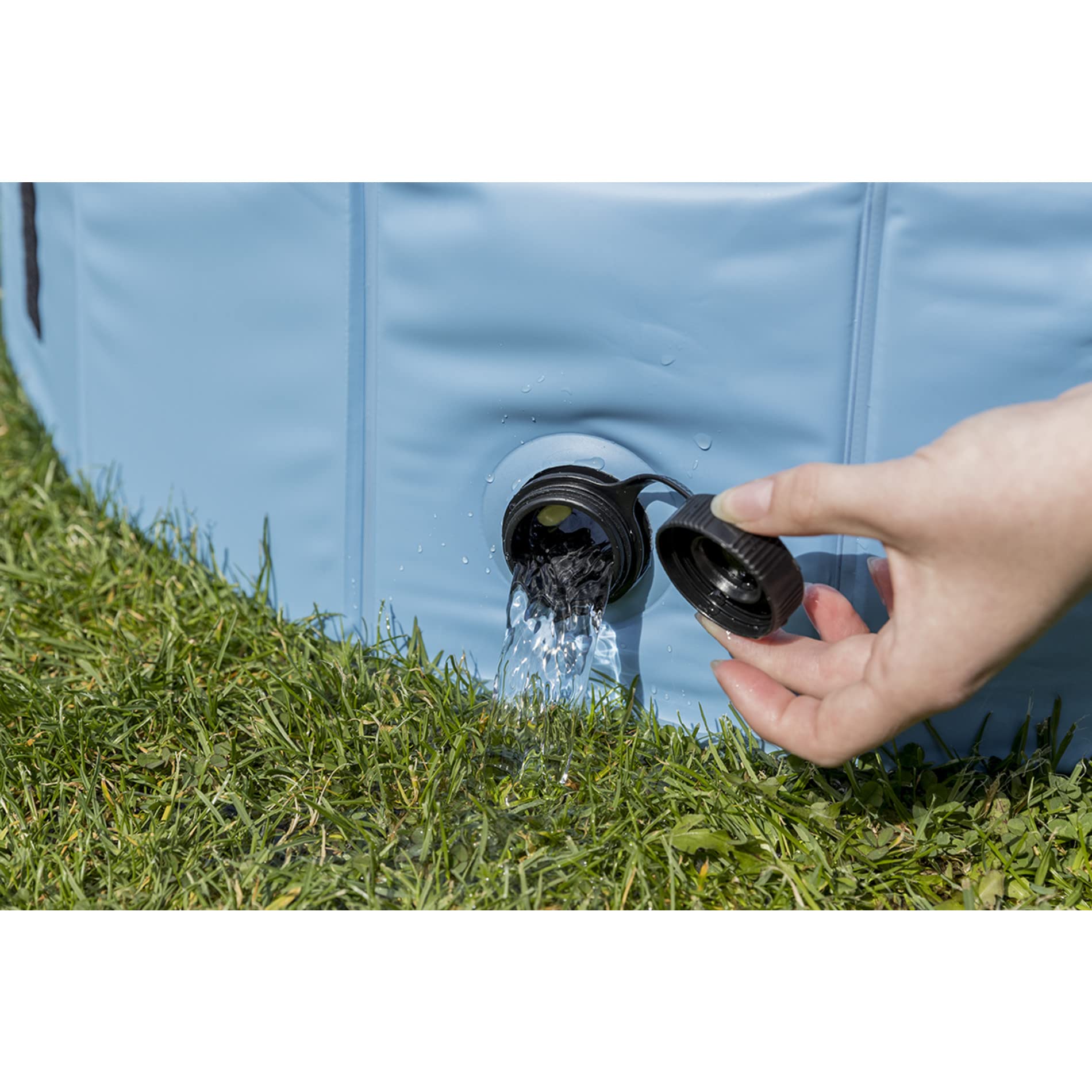 Trixie 39482 Piscina per cani, ø 120 x 30 cm, turchese/grigio