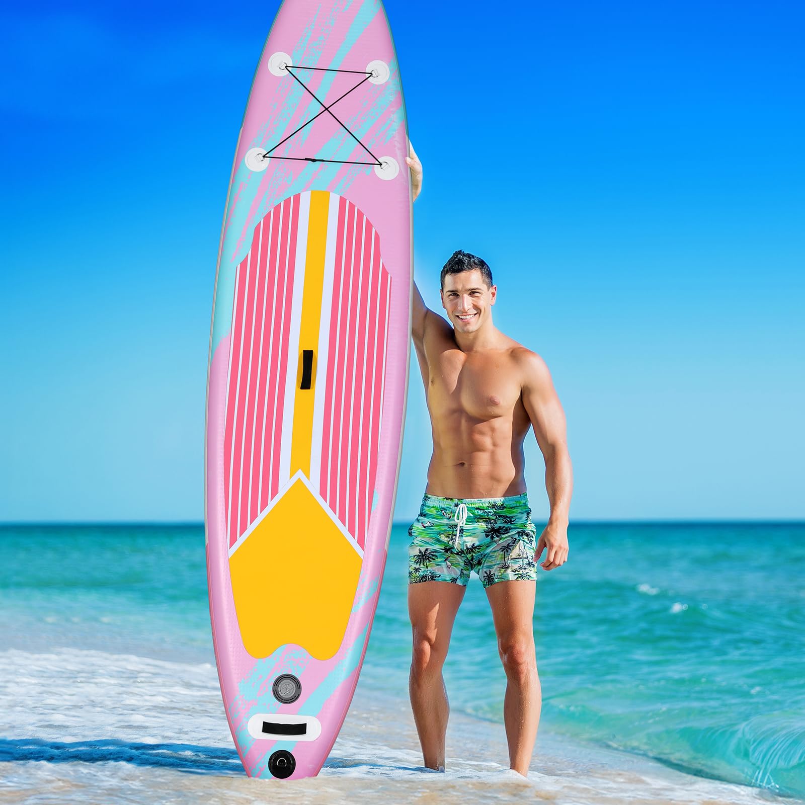 LIFERUN SUP Paddling Board 305 x 76 x 15 cm Stand Up Paddle Set, set completo di accessori premium, per adulti e ragazzi di tutti i livelli, portata fino a 200 kg