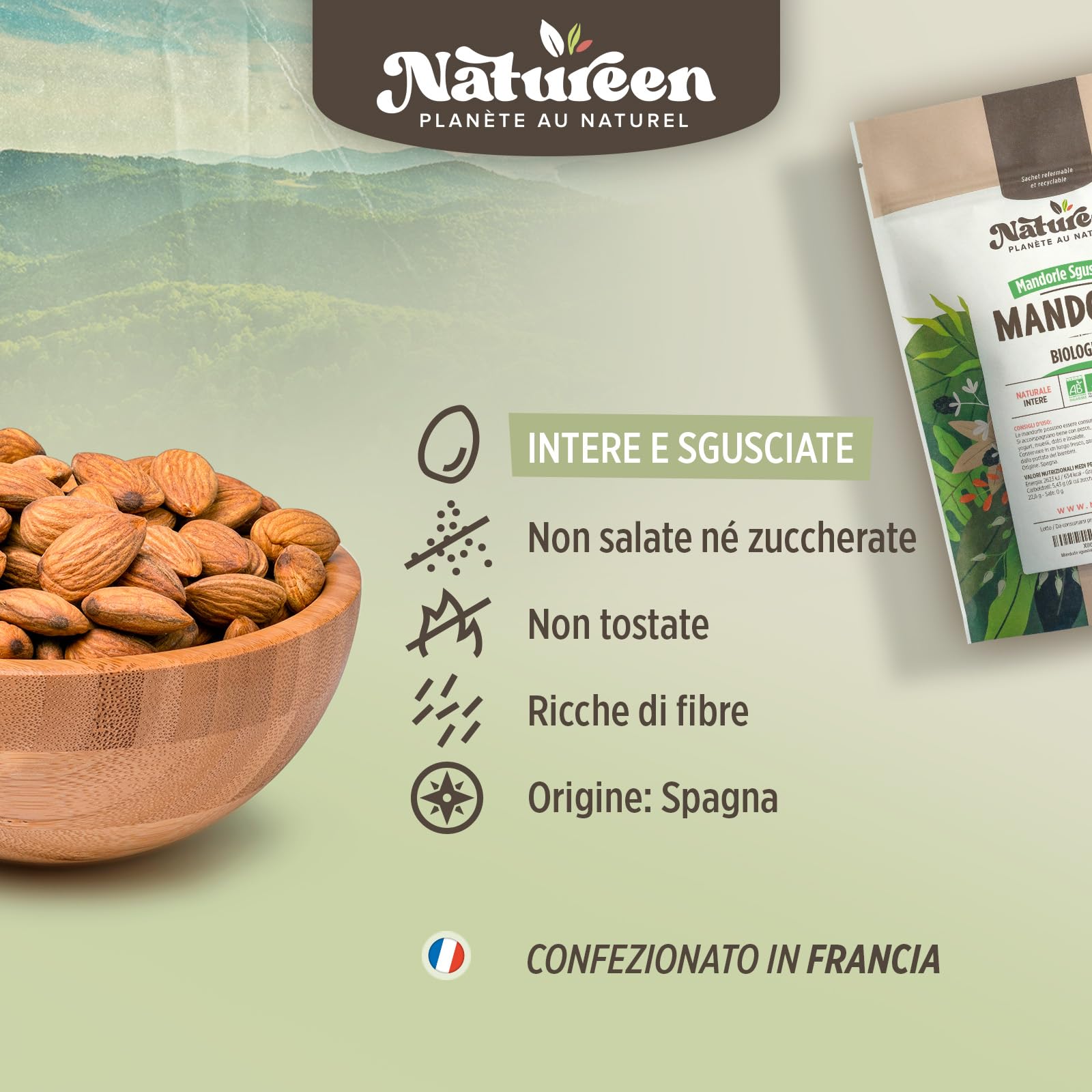 Mandorle Sgusciate Bio -1 kg