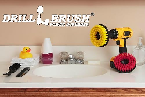 Miniatura 18 de Accesorios de cocina - Limpieza de ollas - Suministros de limpieza - Cepillo de taladro - Juego de cepillos de cocina y baño - Cepillo giratorio