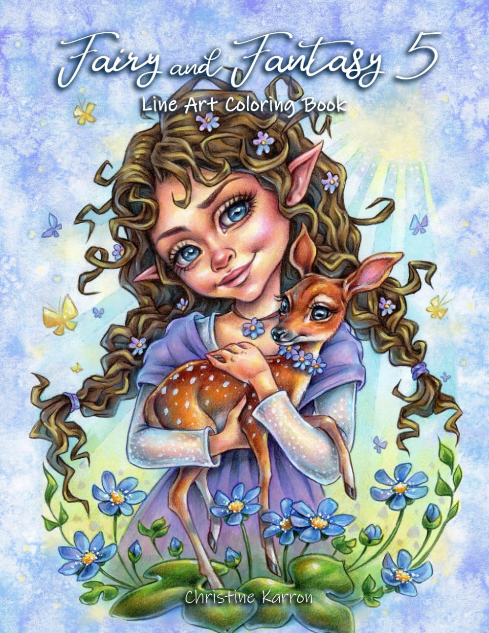 Amazon.com: Fairy and Fantasy 5 Line Art Coloring Book: 9798865362708 ...