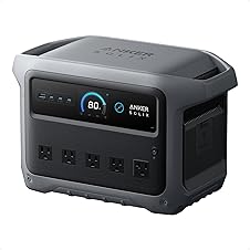 [54% off] Anker SOLIX C1000 Gen 2 Portable Power Station, 2,000W (Peak 3,000W) Solar Generator, Full Charge in 49 Min, 1,024Wh LiFePO4 Battery for Home Backup, Power Outages, and Camping (Optional Solar Panel)
