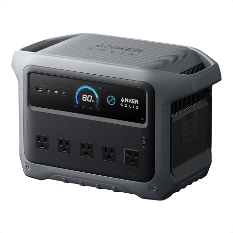 Anker SOLIX C1000 Gen 2 Portable Power Station, 1024Wh, 2000W, Camping, Emerg...