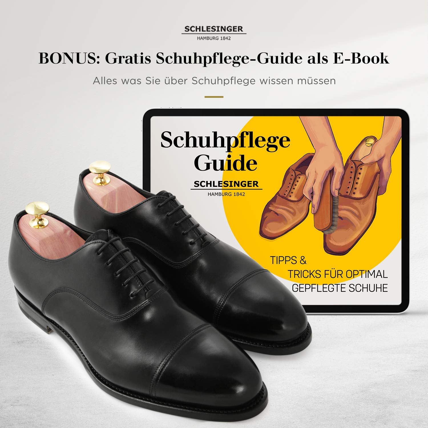 Schlesinger – 4 Paar Premium Herren Schuhspanner aus edlem Zedernholz für eine optimale Schuhpflege. Modell Kaiser. Größe 35 – 52 in Silber oder Gold.…