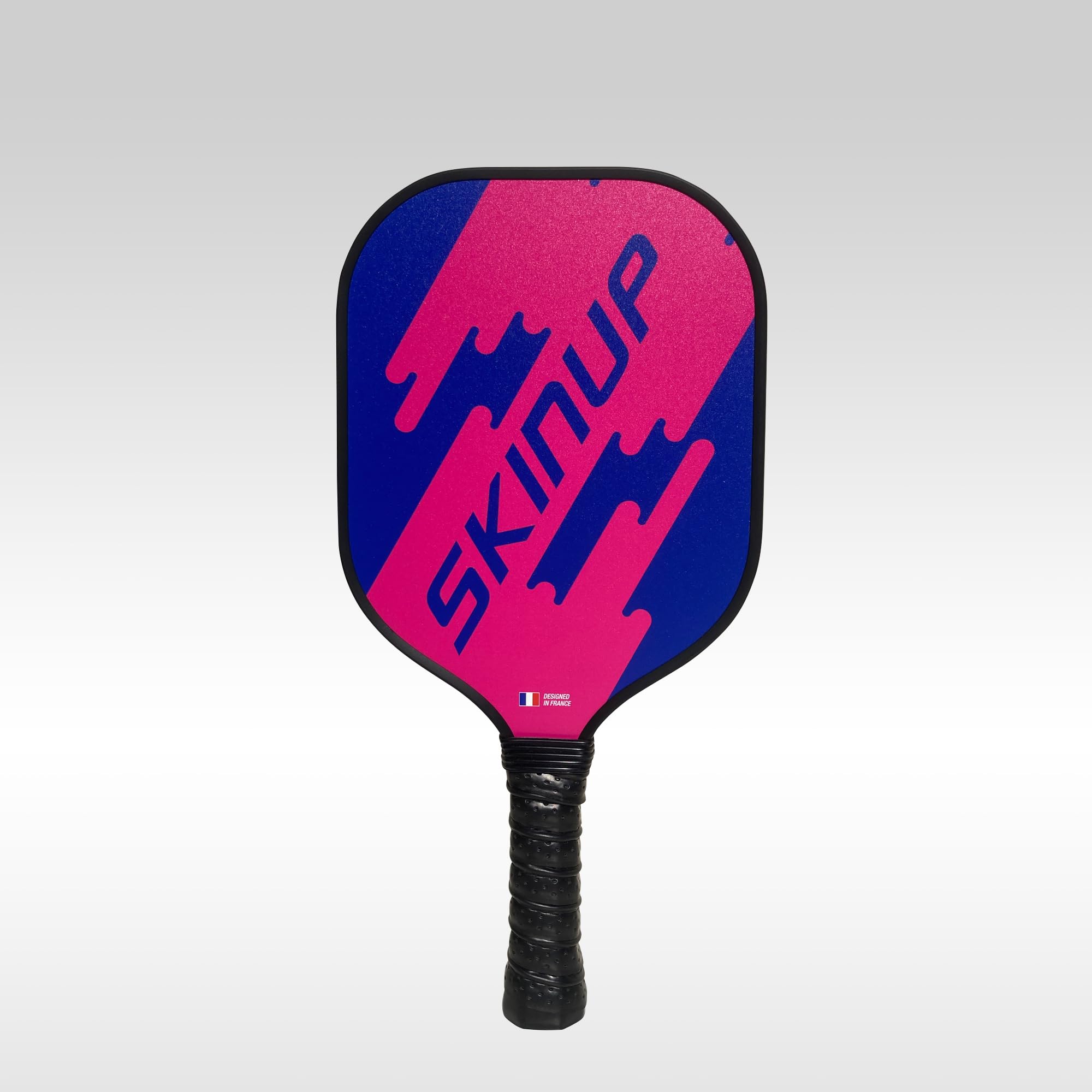 SKINUP Sport Raquette de Pickleball Enfant, Fibre de Carbone, Nid d'abeille Polypropylène, Manche 100mm, 205g, pour Enfant jusqu'à 8 Ans