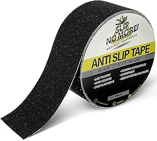 SLIP NO MORE Grip Tape – Black Anti Slip Tape – 2inch by 15ft Heavy Duty Grip Tape for All Surfaces with Protective Liner, Grip Tape for Stairs, Walkways, Ramps–Non Slip Tape with Extreme Hard Wearing