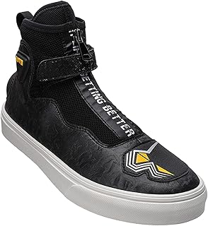 Botas de motocicleta modelo mais recente 2023, sapatos de motocicleta respiráveis, botas de motocicleta antiderrapantes masculinas de couro de microfibra à prova d'água (Color : Black, Size : 43 EU