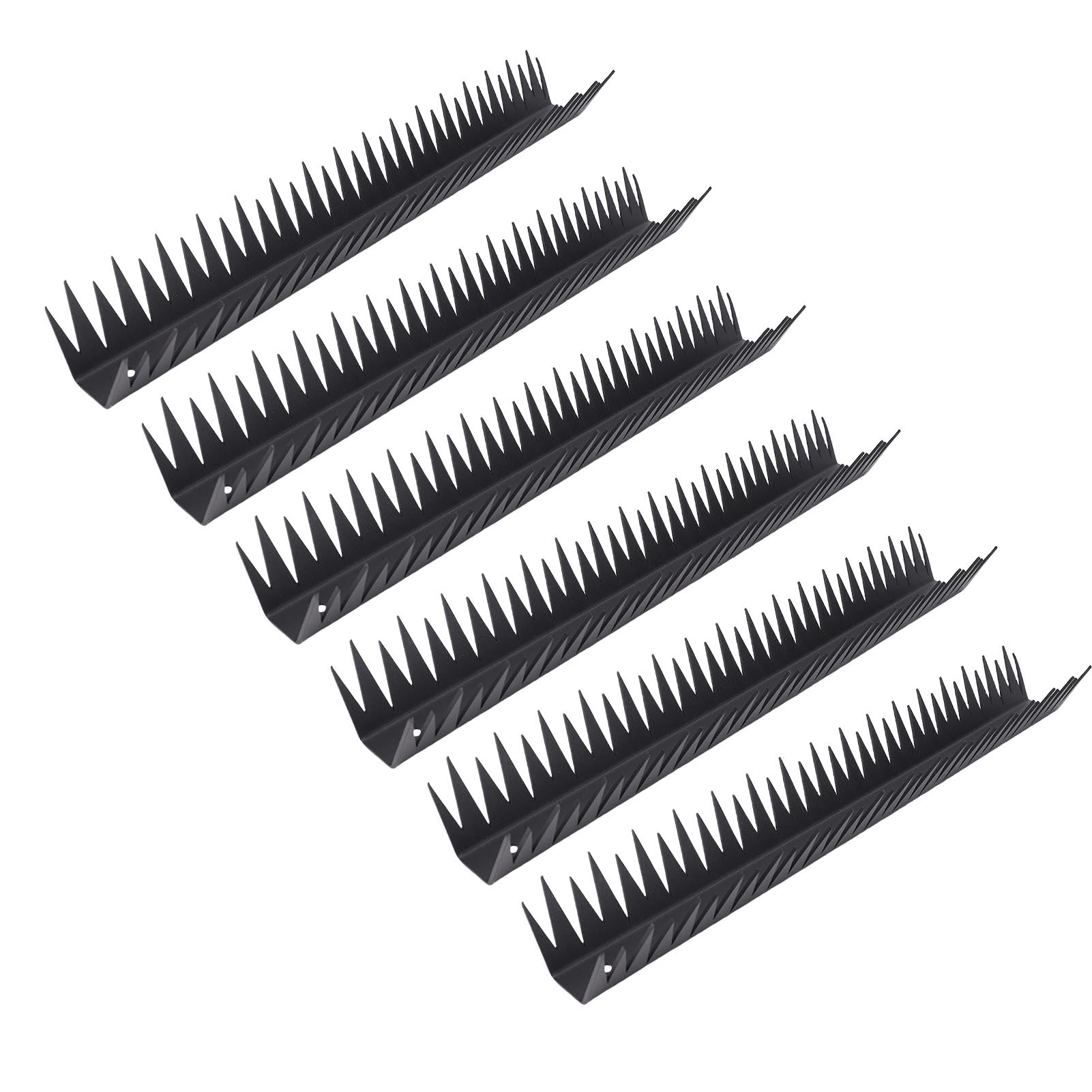 Jelquix Anti Climb Fence Spikes Strong Metal Animal Deterrent for Residential and Commercial Use 6 Pack