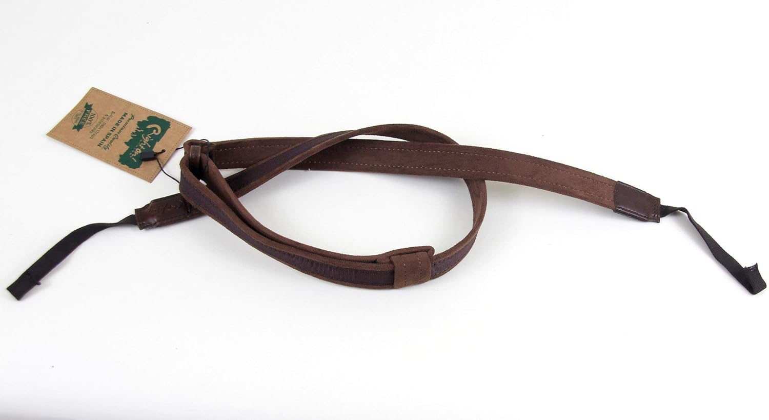 RightOn! Uke-Dual-Hook Brown UKE-MANDOLINE Strap