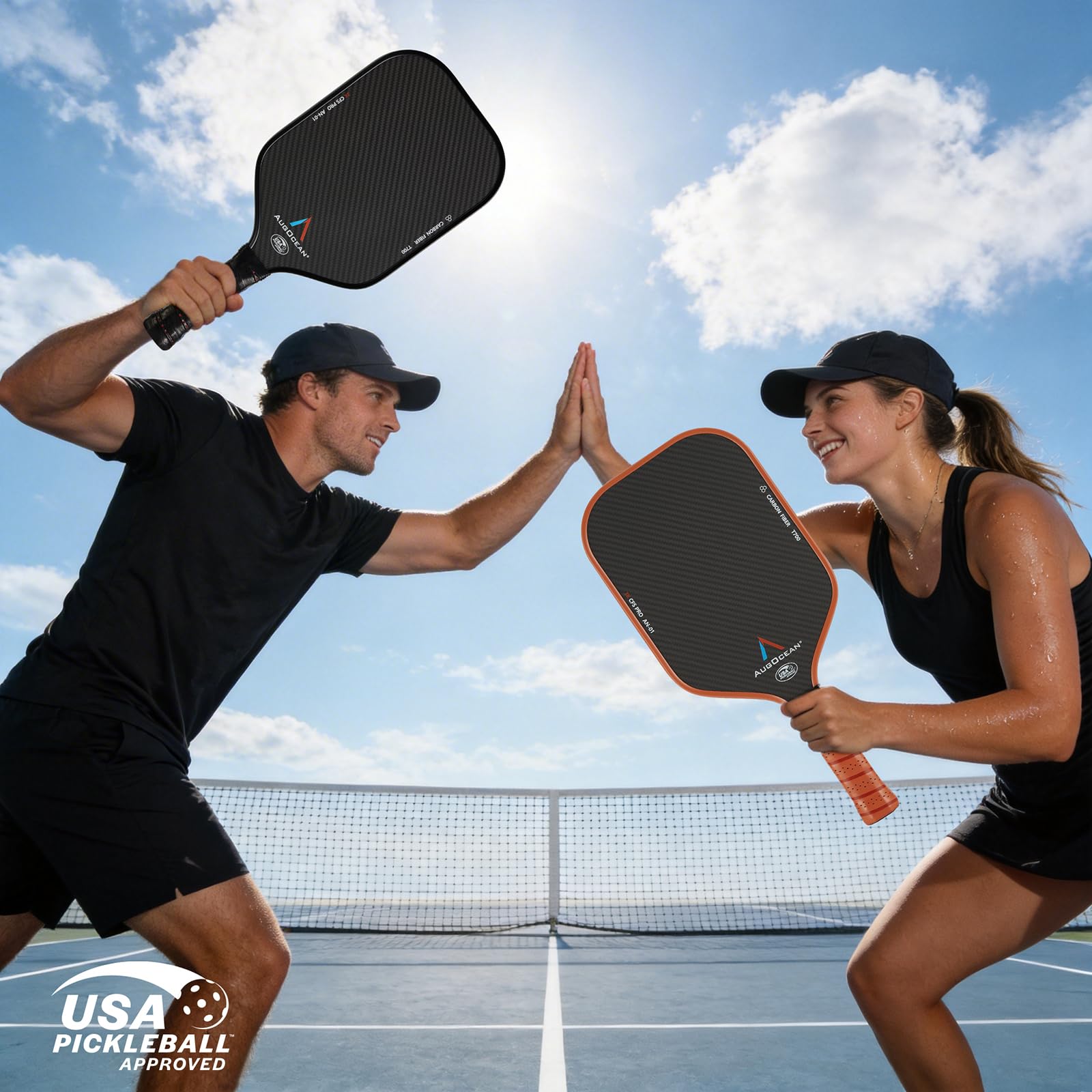 Pickleball-Paddel, 2025 Kohlefaser-Pickleball-Paddel, 3K-Rohkohlefaser-Oberfläche mit hoher Körnung und Spin, T700SC-Schläger mit hoher Leistungskontrolle und Balance, USAPA-genehmigt