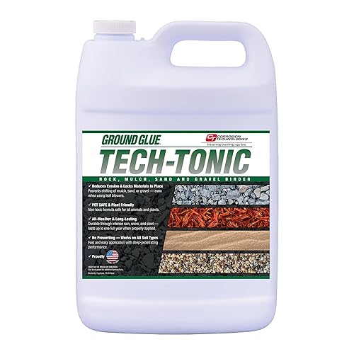 Ground Glue Tech-Tonic Landscape Adhesive for Rock, Mulch, and Sand,
