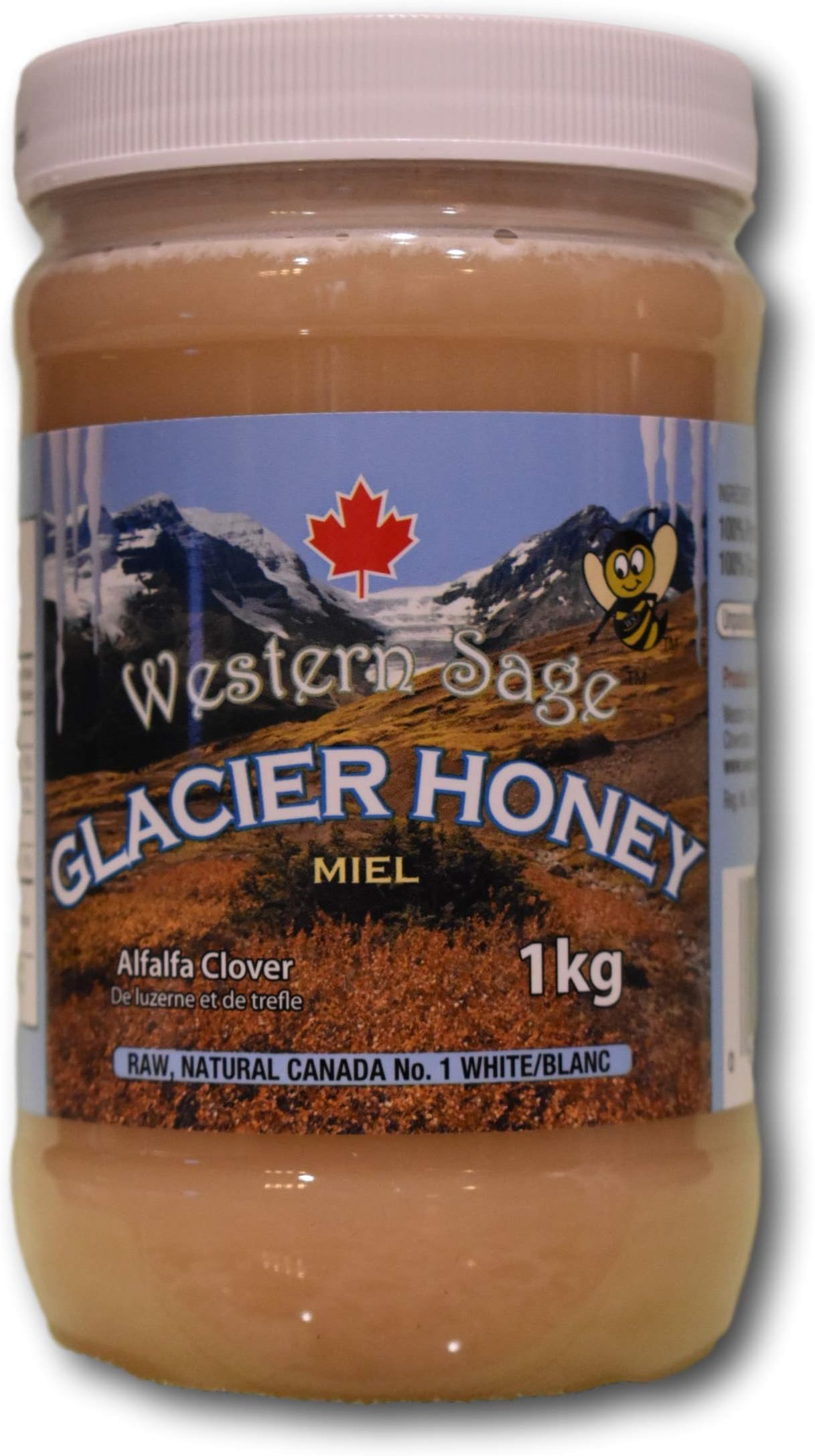 Western Sage Glacier Honey- Alfalfa Clover Raw Honey Organic & Unfiltered