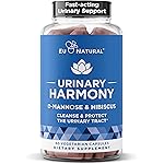 Urinary Harmony D-Mannose Supplement - Urinary Tract Health for Women - Cleanses and Flushes the Urinary System - Potent Clinical Strength Formula with DMannose and Hibiscus - 60 Fast Acting Capsules