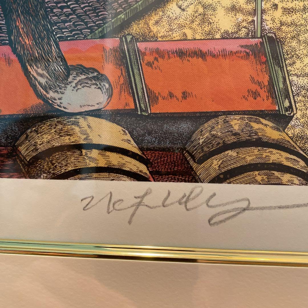 Amazon.co.jp: 「金華の猫」水木しげる版画(お) : おもちゃ