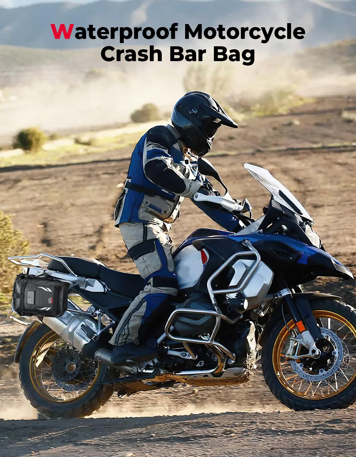 KEMIMOTO Sacoche de selle de moto imperméable