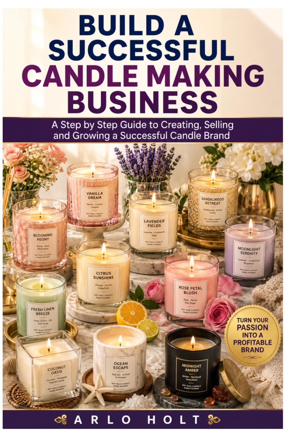 Build a Successful Candle Making Business: A Step by Step Guide to Creating, Selling and Growing a Successful Candle Brand (Creative Pursuits Library)