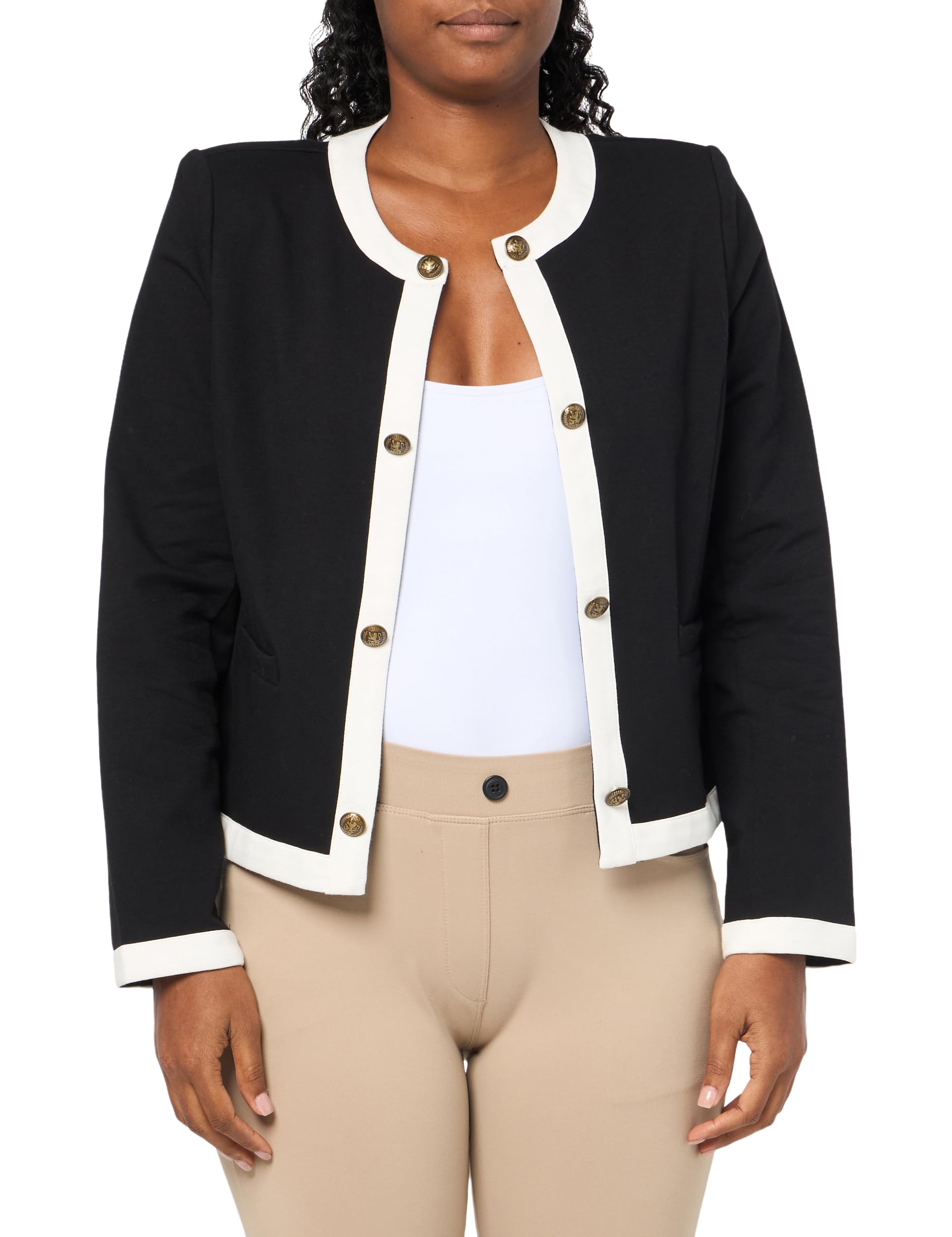 Tommy Hilfiger Women's Jacket Long Sleeve Button Up Sportswear Pants