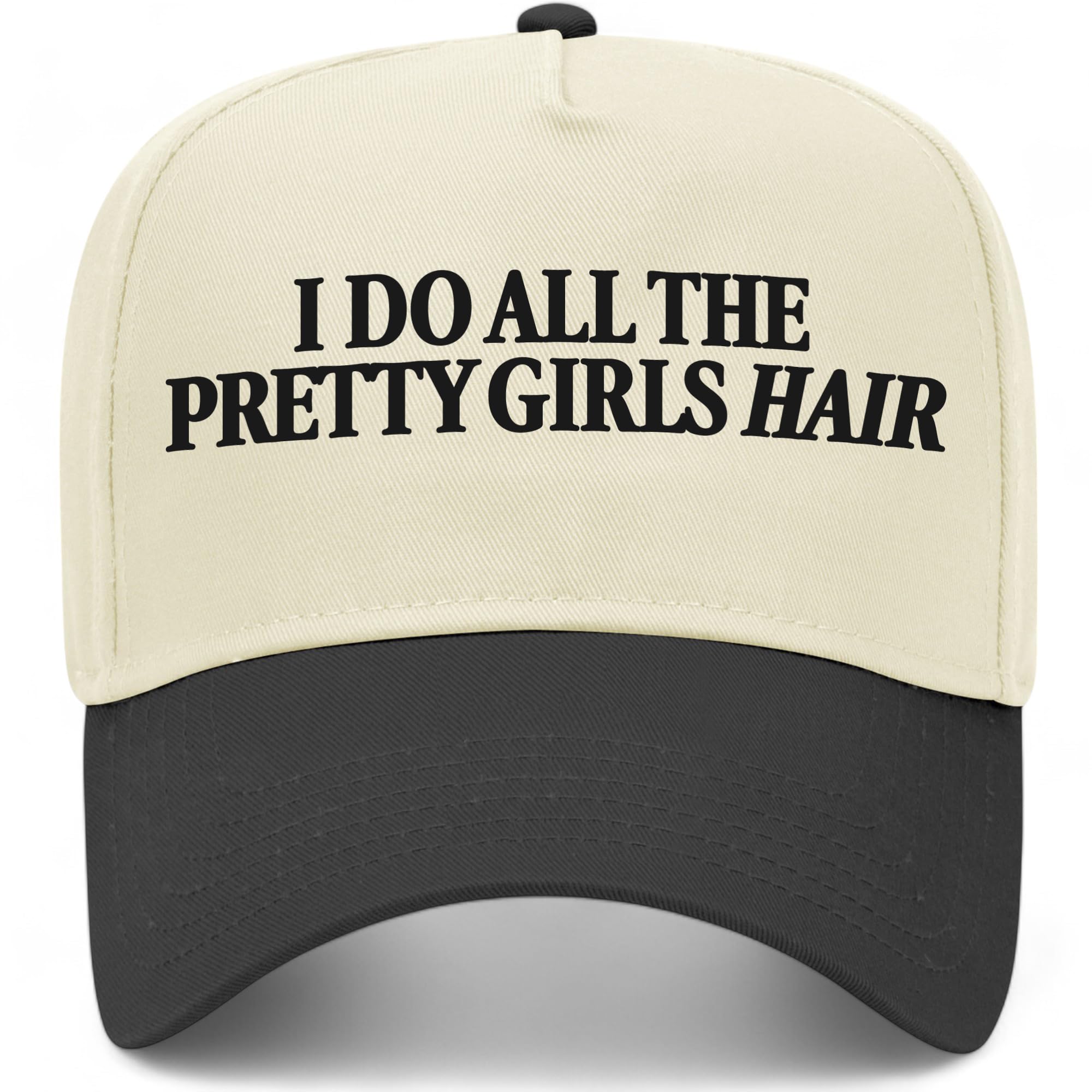 I Do All The Pretty Girls Hair Vintage Trucker Hat | Premium Snapback Baseball Hat for Men & Women