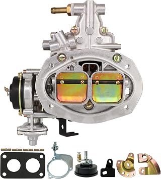 Carburetor 2 Barrel for Weber EMPI 32/36 DFEV 32x36 carb for VW Bug 1976-1983 Mazda B2600 Caravan Dodge Arrow Sedan Pickup 2.0L 2.6L Fiat 124/131 Engines Carb with Electrical choke