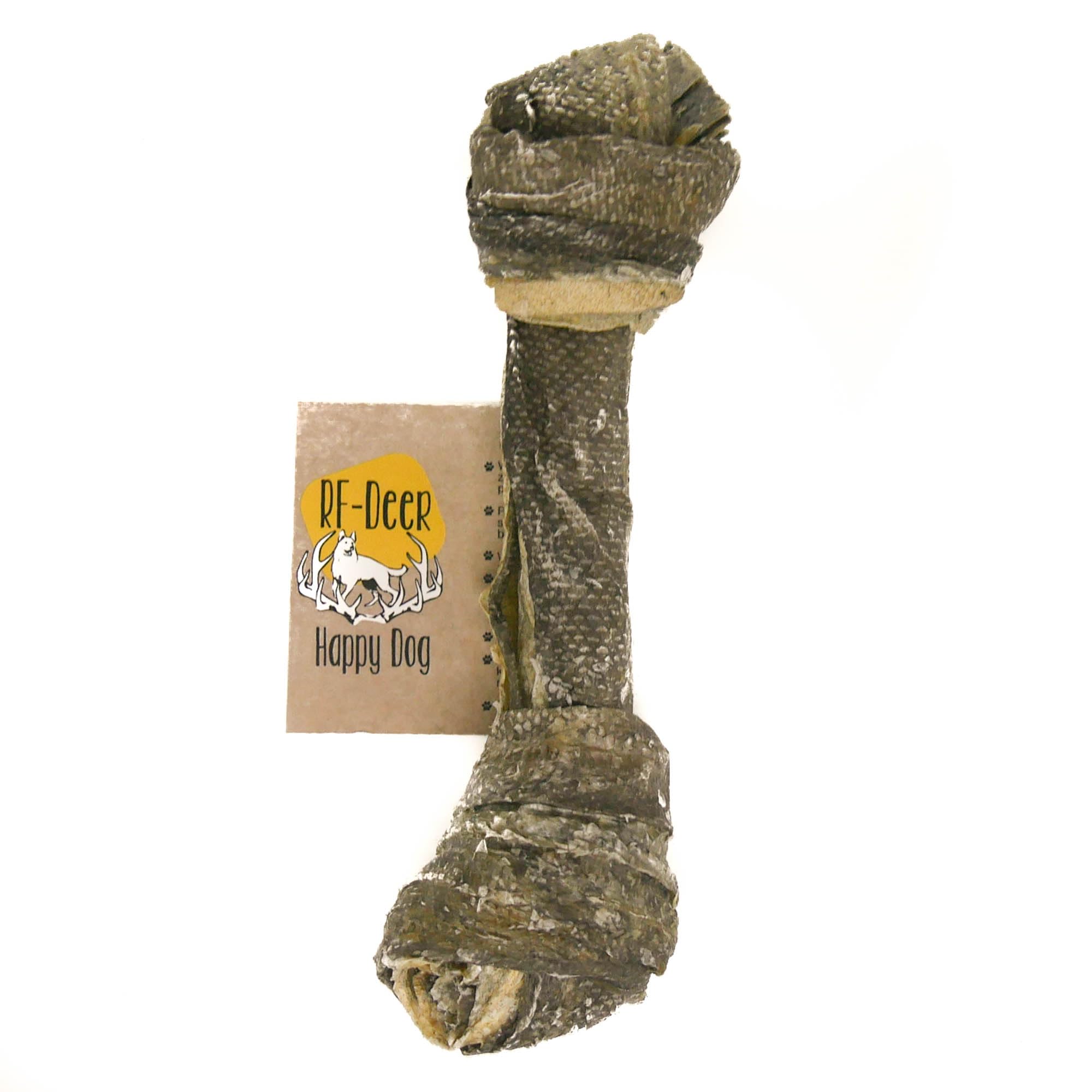 RF-Deer Kauspielzeug für Hunde Fisch Kabeljauhaut für Hund 1 kg - Kauknochen zur Natürliche Zahnpflege, Hundeleckerli Natürlich, Leckerlis, Welpenspielzeug, Hunde Kauartikel