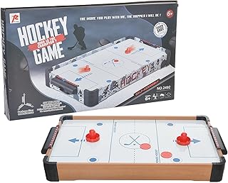 Little Goalie Tabletop Ice Hockey Game with Sliding Players Goals and Pucks for Fast-Paced Face-Offs - Multicolor