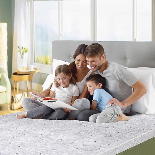 Miniatura 8 de BedsPick Cubrecolchón de espuma viscoelástica Queen de 3 pulgadas, protector de colchón de espuma, súper suave tamaño Queen con agujeros de