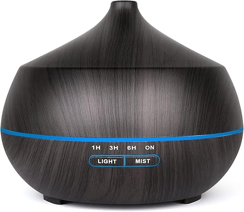 Difusor de aceite esencial para habitación grande difusores de aromaterapia de 13.5fl oz, humidificadores ultrasónicos de niebla para dormitorio,