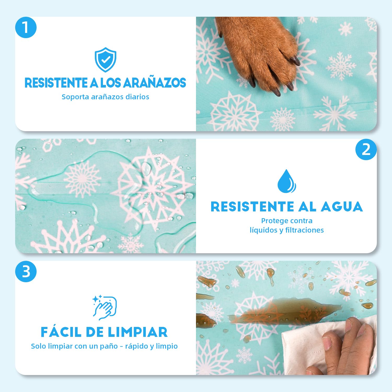 Pawtasy Alfombrilla Refrescante para Perros y Gatos Manta refrescante Perro Cama refrigerante Alfombra colchoneta Fria de Verano Fresca para Mascotas pequeños S 56 x 66 cm