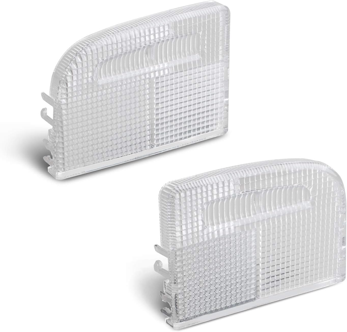 HERCOO Interior Dome Light Cover Roof Map Light Lens 34401-SDA-A21 34402-SDA-A21 Right Left Side Compatible with Honda TSX Accord Civic