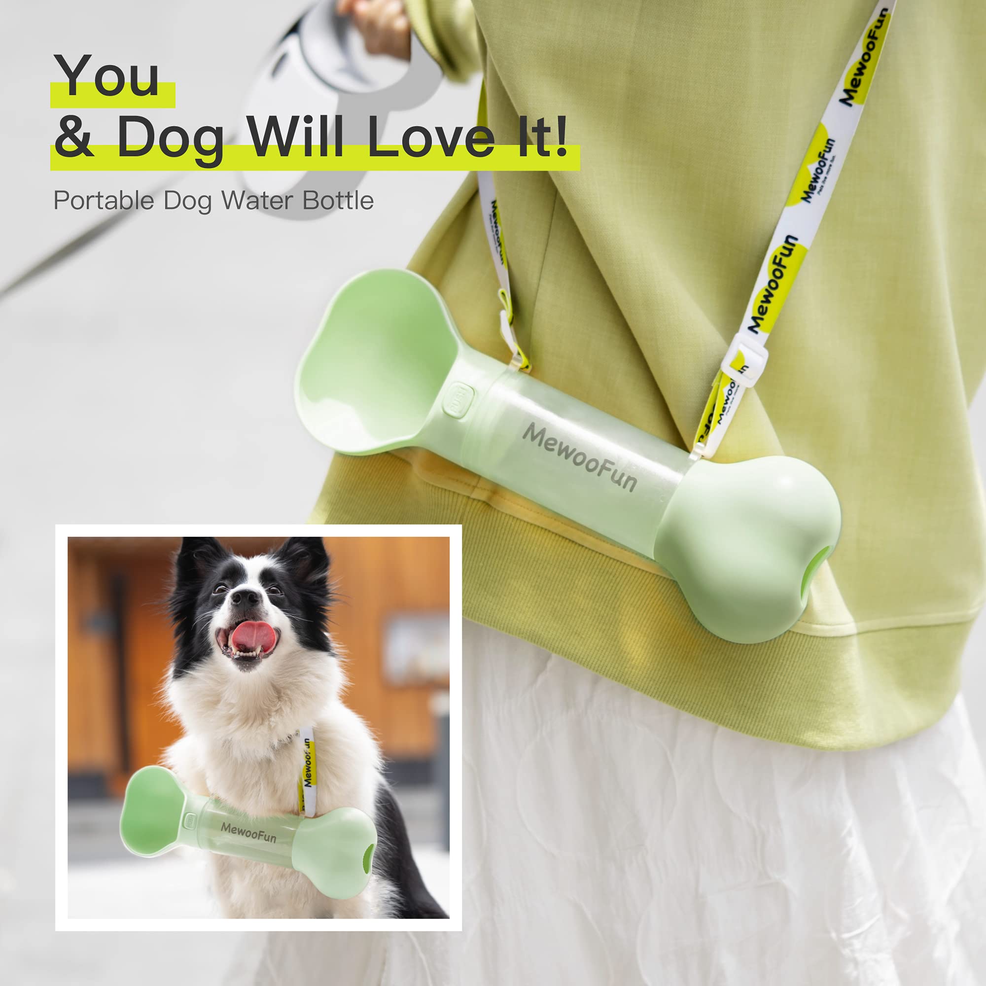 Amazon | MEWOOFUN 犬用水入れ ウォーターボトル 犬 散歩グッズ