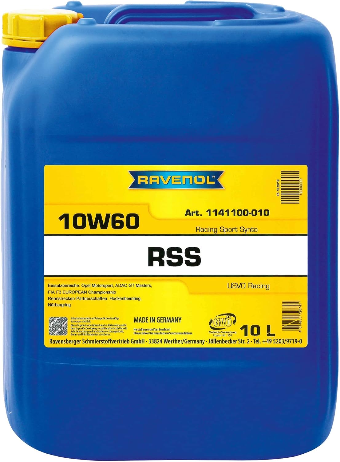 RAVENOL RSS SAE 10W-60